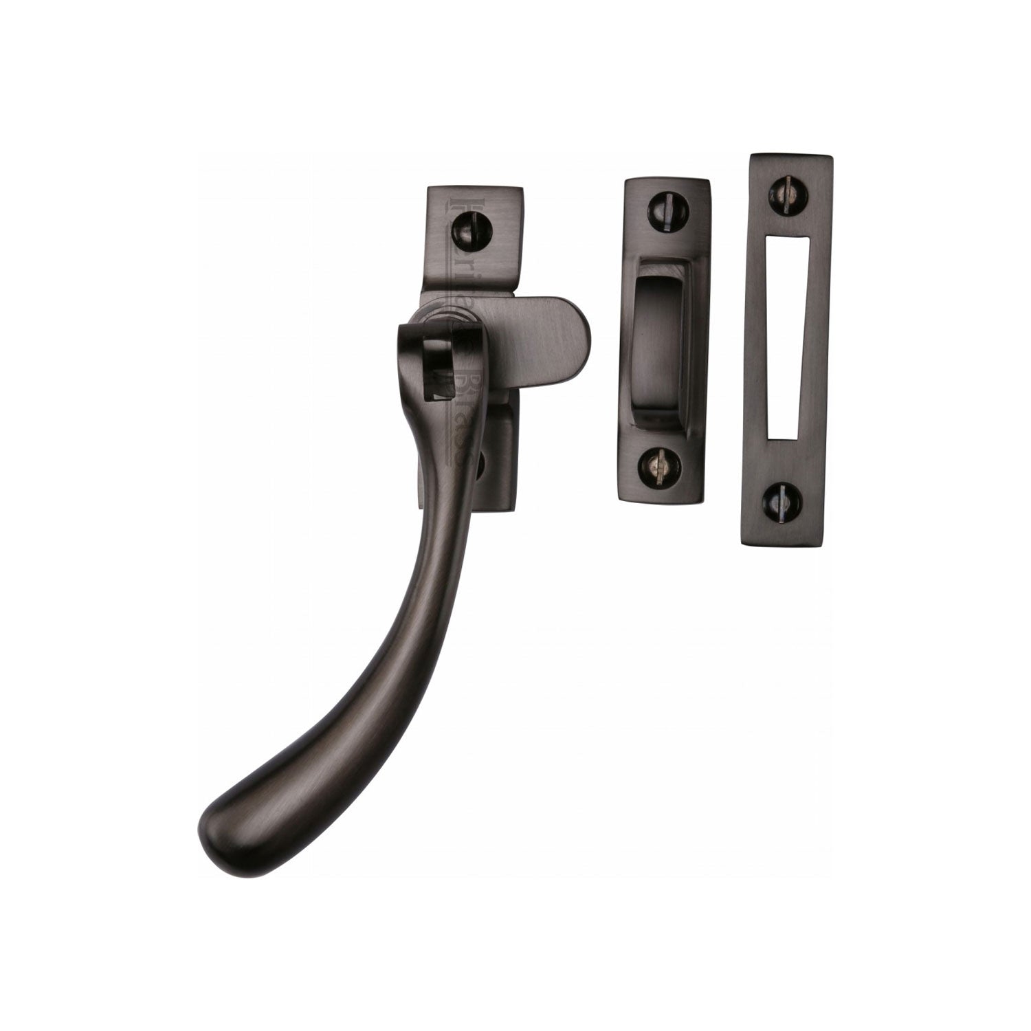 Heritage BrassLockable Casement Window Fastener Ball Weather Stripped