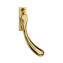 Heritage Brass Right-Handed Espagnolette Handle Ball Design Unlacquered Brass finish
 - V1009L-RH-ULB - Choice Handles