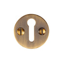 Heritage Brass Keyhole Escutcheon Antique finish - V1010-AT - Choice Handles