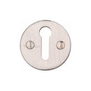 Heritage Brass Keyhole Escutcheon Satin Nickel finish - V1010-SN - Choice Handles