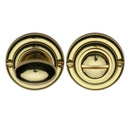Heritage Brass Thumbturn & Emergency Release  for Bathroom & Bedroom Doors  Polished Brass finish - V1015-PB - Choice Handles