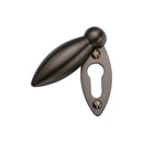 Heritage Brass Covered Keyhole Oval Matt Bronze finish - V1022-MB - Choice Handles