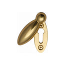 Heritage Brass Covered Keyhole Oval Polished Brass finish - V1022-PB - Choice Handles