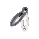 Heritage Brass Covered Keyhole Oval Polished Chrome finish - V1022-PC - Choice Handles