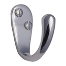 Heritage Brass Single Robe Hook Polished Chrome finish - V1040-PC - Choice Handles