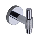 Heritage Brass Knurled Bar Hook-Polished Chrome Finish - V1042-PC
