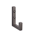 Square Single Robe Hook Matt Bronze finish - V1045-MB