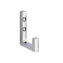 Square Single Robe Hook Polished Chrome finish - V1045-PC