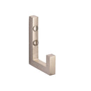 Square Single Robe Hook Satin Nickel finish - V1045-SN