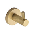 Heritage Brass Knurled Hook with Peg-Satin Brass Finish - V1046-SB