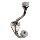 Heritage Brass Hat & Coat Hook Polished Nickel - V1048-PNF - Choice Handles