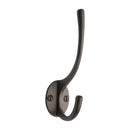 Heritage Brass Hat & Coat Hook Matt Bronze finish - V1050-MB - Choice Handles