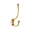 Heritage Brass Ball Hat And Coat Hook Polished Brass finish
 - V1052-PB