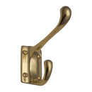 Heritage Brass Hat & Coat Hook Polished Brass finish - V1056-PB - Choice Handles