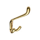 Heritage Brass Hat and Coat Hook Polished Brass Finish
 - V1058-PB - Choice Handles