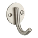 Heritage Brass Single Robe Hook Satin Nickel Finish - V1064-SN - Choice Handles