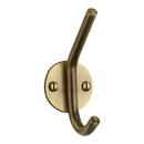 Heritage Brass Hat & Coat Hook Antique Finish - V1065-AT - Choice Handles