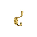 Heritage Brass Classic Small Hat &amp; Coat Hook Polished Brass finish
 - V1068 100-PB
