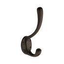 Heritage Brass Classic Hat &amp; Coat Hook Matt Bronze finish
 - V1068 142-MB