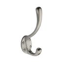 Heritage Brass Classic Hat &amp; Coat Hook Satin Chrome finish
 - V1068 142-SC