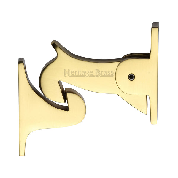 Heritage Brass Door Holder Gravity Design Polished Brass Finish - V1074-PB
