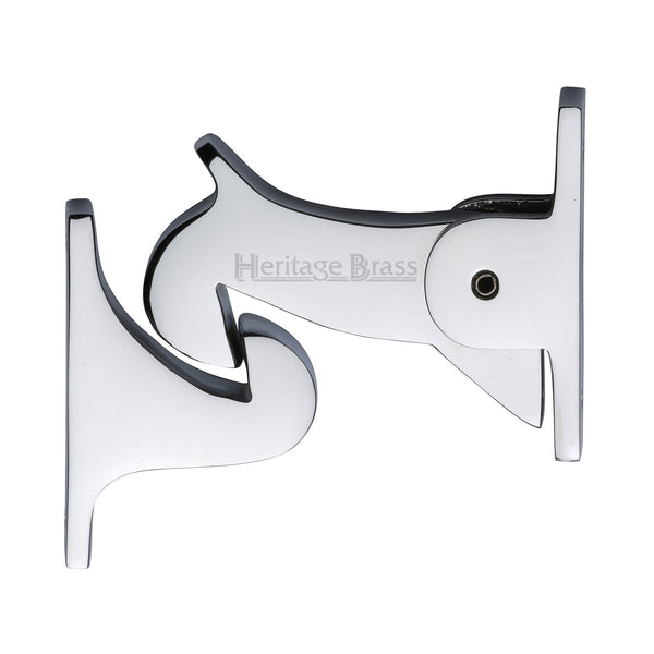 Heritage Brass Door Holder Gravity Design Polished Chrome Finish - V1074-PC