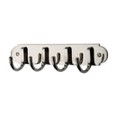 Heritage Brass Coat Hooks on Plate Polished Nickel - V1079-PNF - Choice Handles