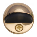 Heritage Brass Shielded Door Stop Polished Brass finish - V1080-PB - Choice Handles