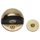 Heritage Brass Round Shielded Floor Mounted Magnetic Door Stop Polished Brass finish
 - V1080 MAG-PB