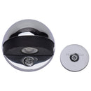 Heritage Brass Round Shielded Floor Mounted Magnetic Door Stop Polished Chrome finish
 - V1080 MAG-PC