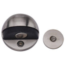 Heritage Brass Round Shielded Floor Mounted Magnetic Door Stop Satin Nickel finish
 - V1080 MAG-SN