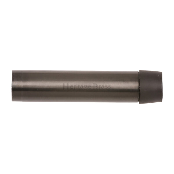 Heritage Brass Cylindrical Door Stop Without Rose 64mm Matt Bronze Finish - V1081 64-MB