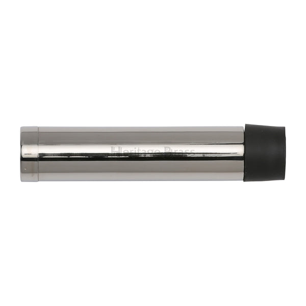 Heritage Brass Cylindrical Door Stop Without Rose 64mm Polished Nickel - V1081 64-PNF