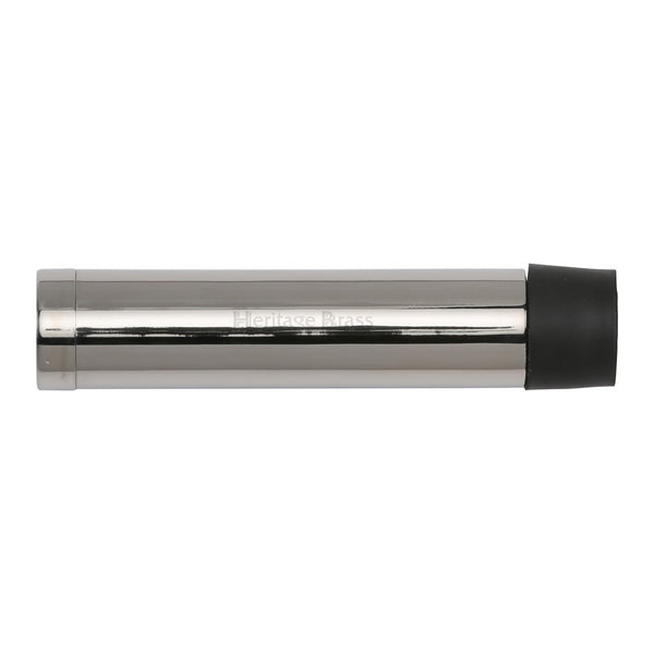 Heritage Brass Cylindrical Door Stop Without Rose 76mm Polished Nickel - V1081 76-PNF