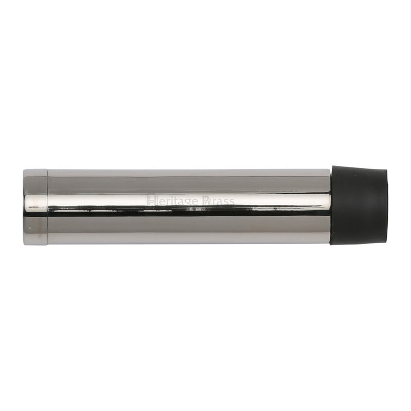 Heritage Brass Cylindrical Door Stop Without Rose 76mm Polished Nickel - V1081 76-PNF