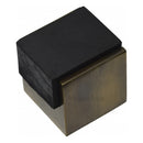 Heritage Brass Door Stop Square Floor Mounted Design Antique Finish - V1082-AT - Choice Handles