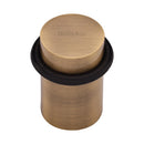 Heritage Brass Round Door Stop Antique Brass finish
 - V1083-AT