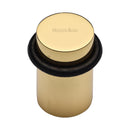 Heritage Brass Round Door Stop Polished Brass finish
 - V1083-PB