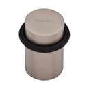 Heritage Brass Round Door Stop Satin Nickel finish
 - V1083-SN