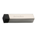 Heritage Brass Door Stop Square Wall Mounted Design Polished Nickel - V1084-PNF - Choice Handles