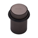 Heritage Brass Round Door Stop Knurled Matt Bronze finish
 - V1085-MB