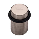 Heritage Brass Round Door Stop Knurled Satin Nickel finish
 - V1085-SN