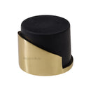 Heritage Brass Round Mounted Door Stop Polished Brass finish
 - V1087-PB