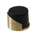 Heritage Brass Round Mounted Door Stop Satin Brass finish
 - V1087-SB