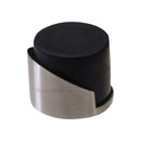 Heritage Brass Round Mounted Door Stop Satin Nickel finish
 - V1087-SN