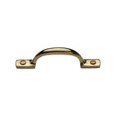 Heritage Brass Sash Pull Handle 102mm Polished Brass finish - V1090 102-PB - Choice Handles