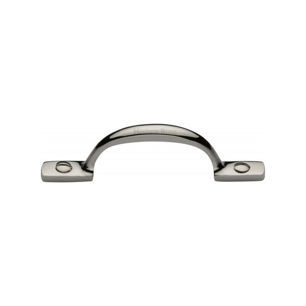 Heritage Brass Sash Window Handle 102mm Polished Nickel finish - V1090 102-PNF - Choice Handles