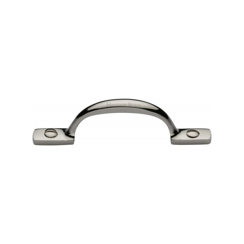 Heritage Brass Sash Window Handle 102mm Polished Nickel finish - V1090 102-PNF - Choice Handles