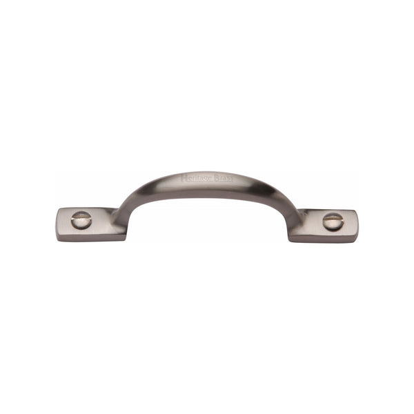 Heritage Brass Sash Pull Handle 102mm Satin Nickel finish - V1090 102-SN - Choice Handles