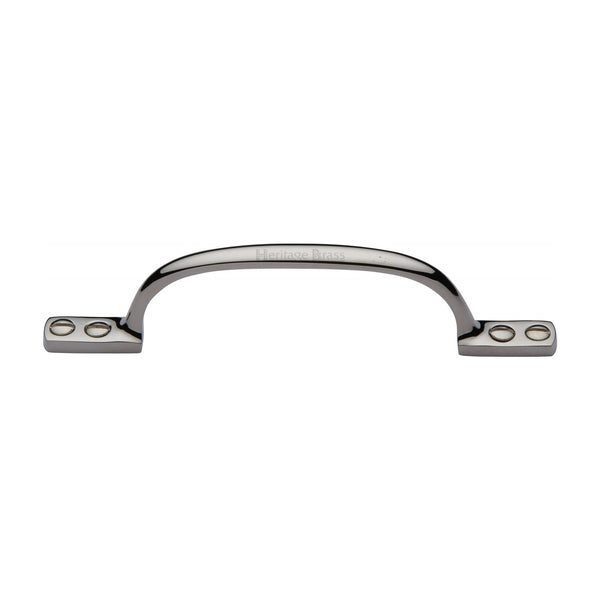 Heritage Brass Sash Pull Handle 152mm Polished Nickel finish - V1090 152-PNF - Choice Handles